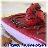 bavarois fraises speculoos