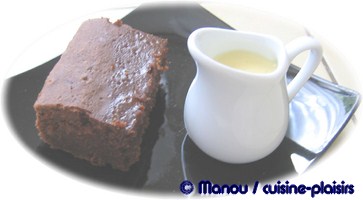 brownie fondant