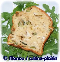 cake courgette chevre