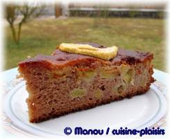 cake pomme farine chataigne