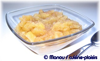 compote de pommes