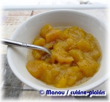 compotée mangue vanille