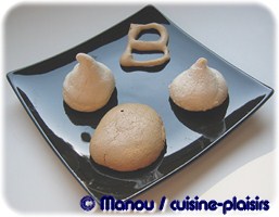 meringues vanille chocolat