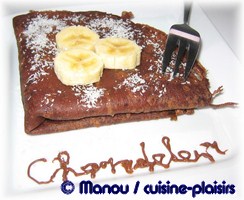 crepes chocolat a la banane