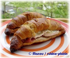 croissants chevre bacon