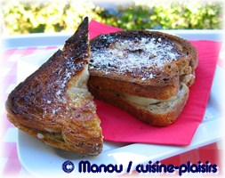 croque poire parmesan