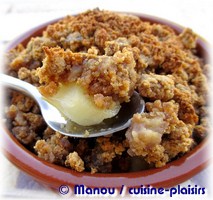 crumble automne poires chataignes