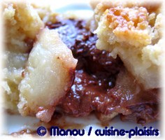 crumble pomme poire chocolat