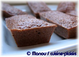 financiers chocolat