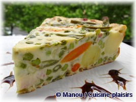 flan printaniere legumes