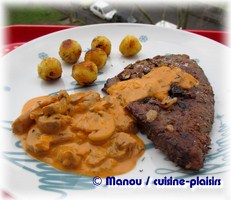 foie de veau champignons tomates