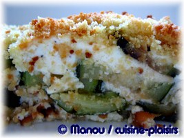 gratin croustillant de courgettes