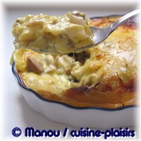 gratin de cabillaud