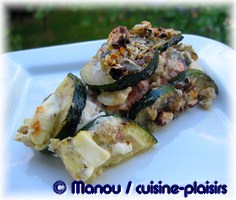 gratin saumon courgette