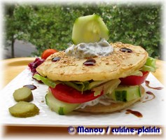 hamburger tzatziki