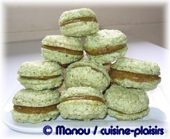 macarons à la pistache