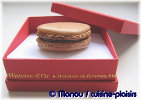 macarons au chocolat