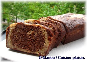 marbre aux 2 chocolats micro ondes