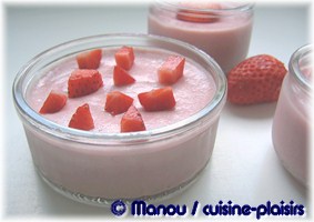 mousse à la fraise 