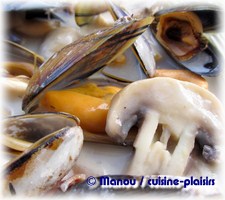 moules aux champignons