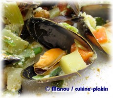 moules aux légumes