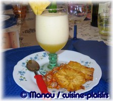 mousse citron ananas