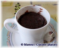 mug cake moelleux chocolat