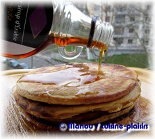 pancake sirop erable