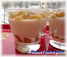 pannacotta mangue coco