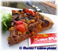 pizza champi con carne