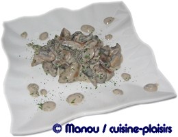 poelee champignon creme