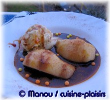 poire au caramel