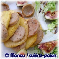 pommes au boudin blanc