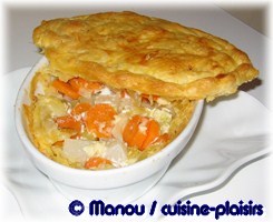 pot au feu vapeur sur fondue de poireaux