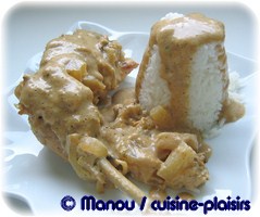 poulet au lait de coco