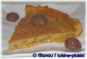 quiche potiron chataignes