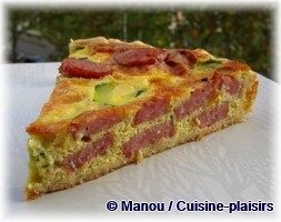 quiche courgettes diots de savoie