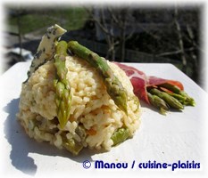 risotto asperges roquefort