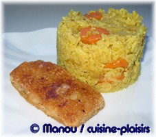 risotto au safran des Indes et carottes