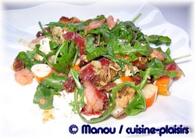 salade de roquette terre et mer