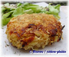 rosti pomme de terre céleri rave