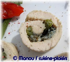 roulé de dinde au roquefort