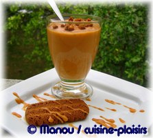 smoothie abricots-speculoos