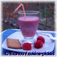 smoothie framboise banane