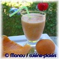 smoothie melon abricot