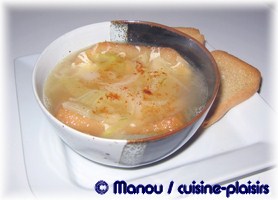 soupe à l'oignon