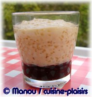 tapioca confiture de mures