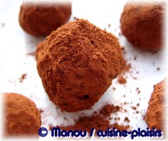 truffes aux épices de noel