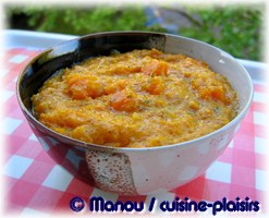 veloute de carottes au tapioca