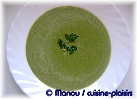 veloute oseille epinard